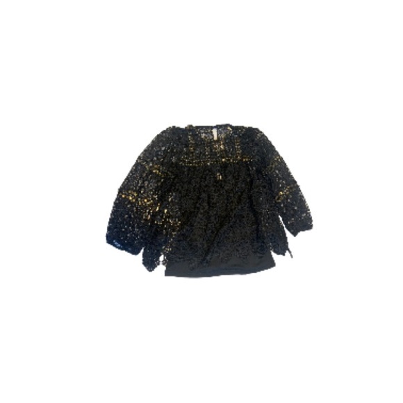 Anthropologie Maeve Black Crocheted Top - Women’s Size Small - Picture 1 of 8